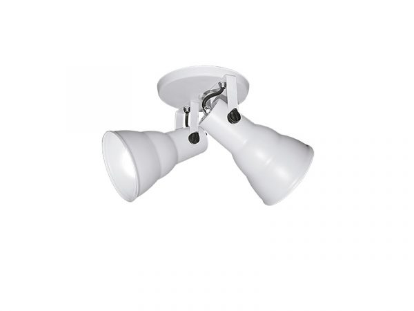 SPOT TASCHIBRA CIRCULAR HOL 2XE27 BLANCA - Imagen 2