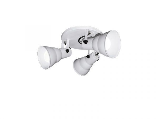 SPOT TASCHIBRA CIRCULAR HOL 3XE27 BLANCA - Imagen 2