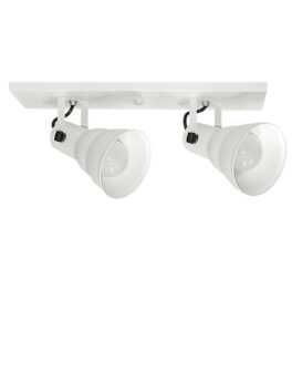 SPOT TASCHIBRA LINEAR HOL 2XE27 BLANCA