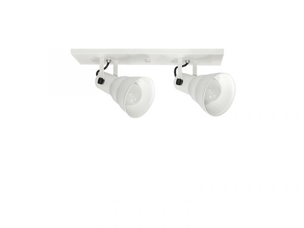 SPOT TASCHIBRA LINEAR HOL 2XE27 BLANCA