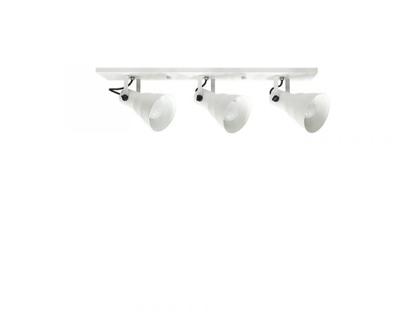SPOT TASCHIBRA LINEAR HOL 3XE27 BLANCA