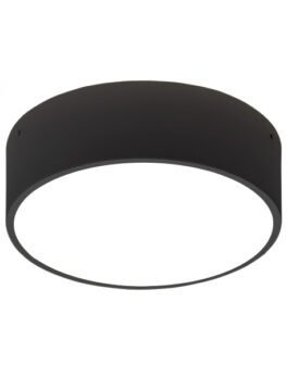 PLAFON TASCHIBRA ANILLO 4XE27 NEGRO MATE