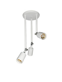 PLAFON TASCHIBRA PUNTERO 3XE27 BLANCA