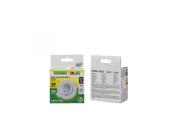 SPOT EMPOTRAR REDONDO ALLTOP LED MR11 3W 3000K 38º - Imagen 4