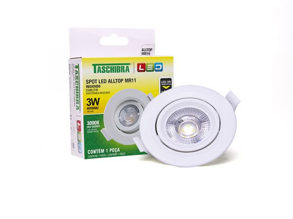 SPOT EMPOTRAR REDONDO ALLTOP LED MR11 3W 3000K 38º - Imagen 3