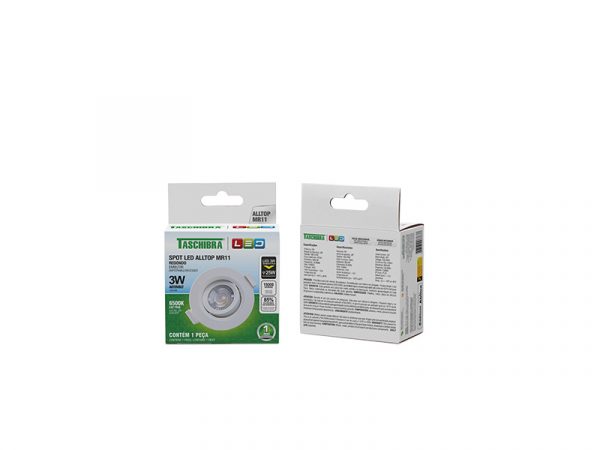 SPOT EMPOTRAR REDONDO ALLTOP LED MR11 3W 6500K 38º - Imagen 3