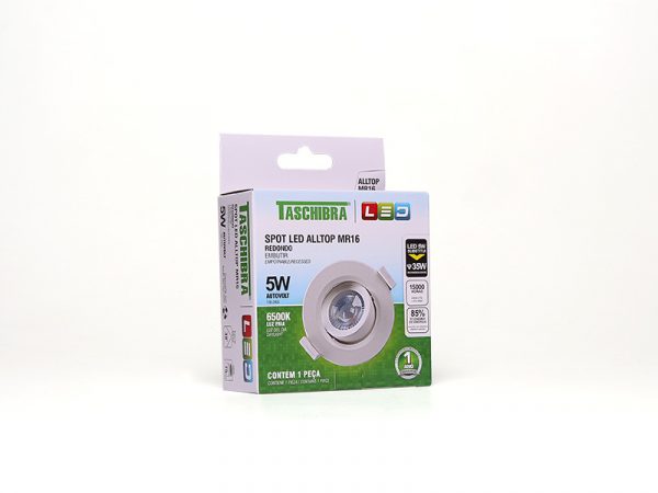 Foco empotrable redondo Alltop LED MR16 5W 6500K 38º - Imagen 4