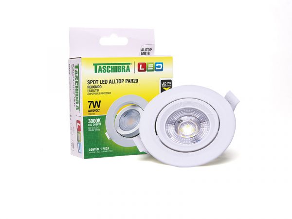 SPOT REDONDO EMPOTRAR ALLTOP LED PAR20 7W 3000K 45º - Imagen 3