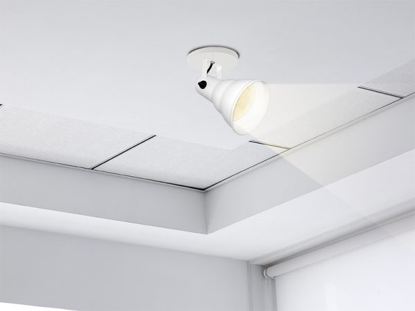 SPOT TASCHIBRA CIRCULAR HOL 1XE27 PAR30 BLANCA - Imagen 2