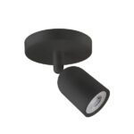 SPOT LED DIRECT MR16 BASE CIRCULAR 1X4W 6500K NEGRO