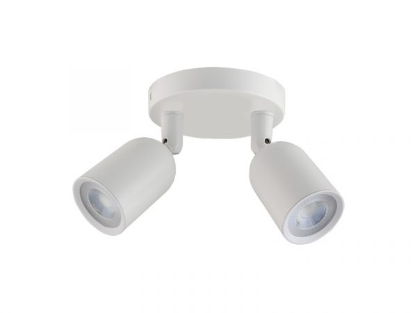 SPOT LED DIRECTO MR16 BASE CIRCULAR 2X4W 6500K BLANCO