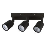 SPOT LED DIRECT MR16 BASE LINEAL 3X4W 6500K NEGRO