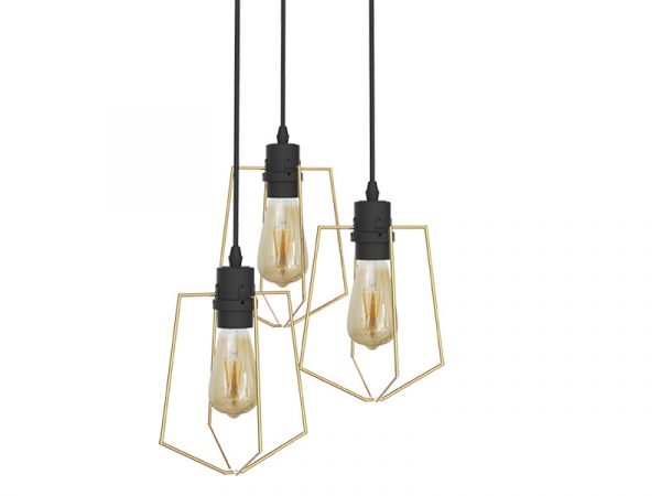 COLGANTE TASCHIBRA TRAPECIO 3XE27