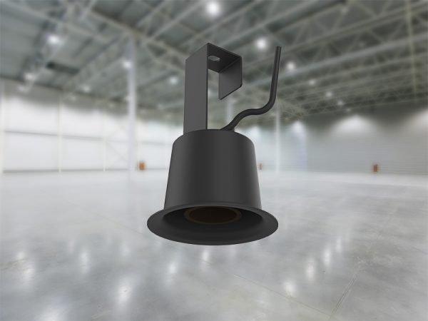 FOCO E40 CON GANCHO PARA ELECTRO TRIM NEGRO MATE - Imagen 2
