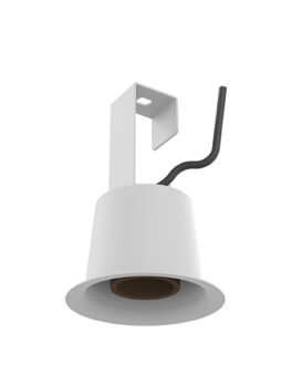 FOCO DE ENCHUFE E40 CON GANCHO PARA EMBELLECEDOR ELÉCTRICO BLANCO
