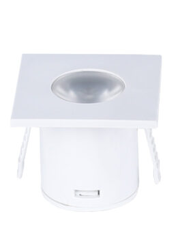 Foco LED para mueble PIK CUADRADO 1W 3000K BLANCO 2PZS