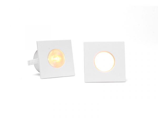 Foco LED para mueble PIK CUADRADO 1W 3000K BLANCO 2PZS - Imagen 5
