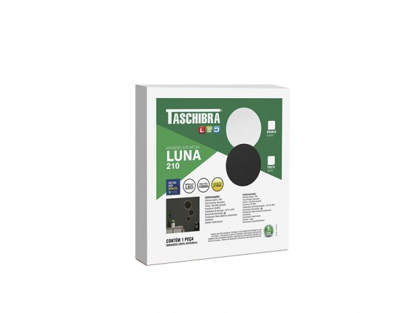 ARANDELA/PLAFON TASCHIBRA LUNA 210 10W 2700K LED BLANCA - Imagen 5