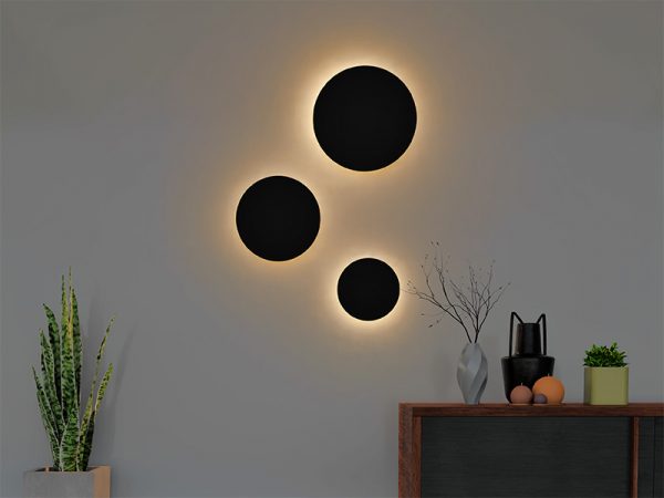 ARANDELA/PLAFON TASCHIBRA LUNA 270 10W 2700K LED NEGRO MATE - Imagen 6