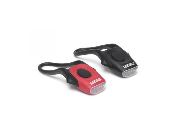 KIT DE SEÑAL LED PARA BICICLETA TASCHIBRA WAYS 2PCS TRASERO Y DELANTERO - Imagen 2