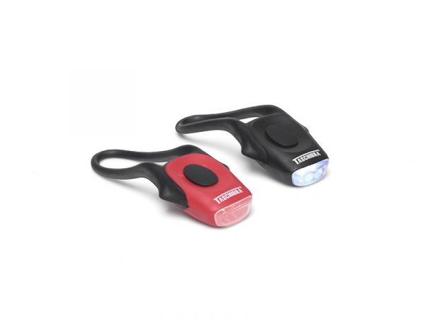 KIT DE SEÑAL LED PARA BICICLETA TASCHIBRA WAYS 2PCS TRASERO Y DELANTERO - Imagen 5