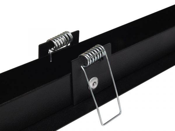 LUZ DE PERFIL LED CONVEXO PRO 56 16W EMPOTRADO 2700K NEGRO MATE - Imagen 7