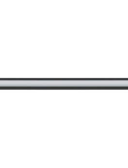 LUZ DE PERFIL LED CONVEXO PRO 111 34W EMPOTRADO 4000K NEGRO MATE