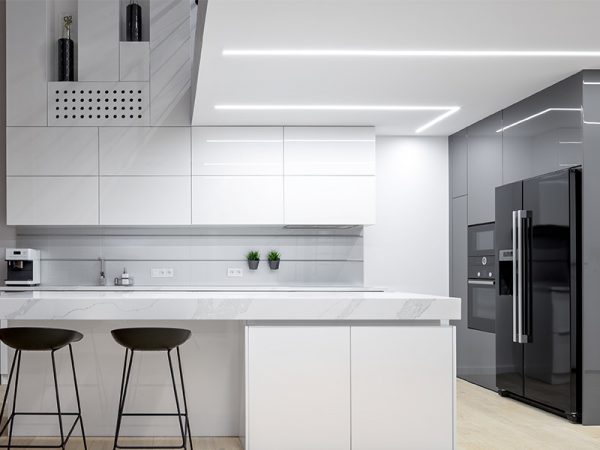 LUZ DE PERFIL LED CONVEXO PRO 111 34W EMPOTRADO 6500K NEGRO MATE - Imagen 7