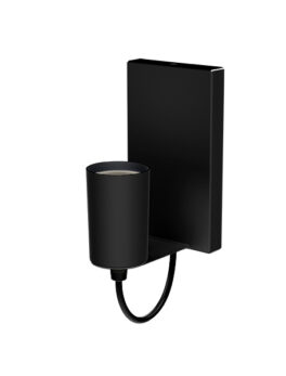 ARANDELA TASCHIBRA BILBOQUÊ 1XE-27 NEGRO MATE