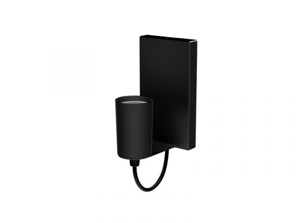 ARANDELA TASCHIBRA BILBOQUÊ 1XE-27 NEGRO MATE