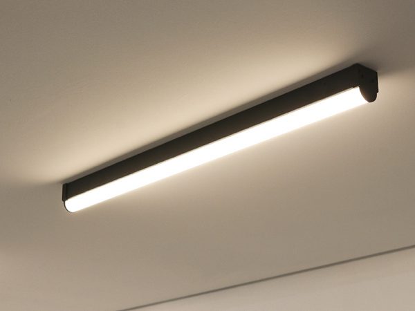 LUZ DE PERFIL LED CONVEXO PRO 56 16W OVERLAY 2700K NEGRO MATE - Imagen 7