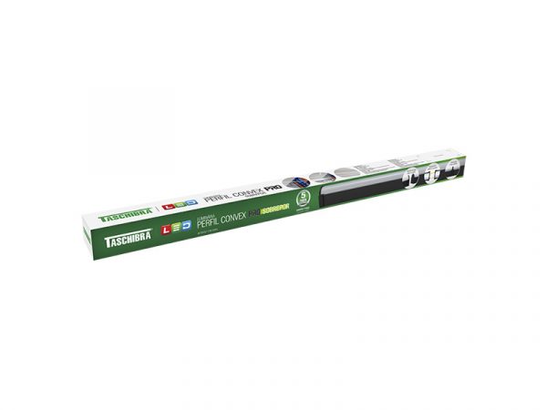 LUZ DE PERFIL LED CONVEXO PRO 56 16W OVERLAY 2700K NEGRO MATE - Imagen 8