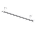 CANALÓN DESNUDO OVERLAY 120CM RET CON GANCHO 1XT8 BLANCO