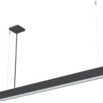 KIT COLGANTE PARA LUZ LED VECTORIAL LINEAL NEGRA