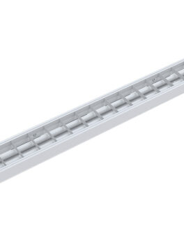 CANAL ATELA BAJO/EMB LINERS PERFIL T 124CM RET 2XT8 BLANCO ALETAS