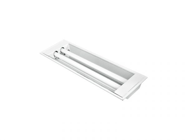 CANAL TA 50 EMPOTRADO 2X36/40W BLANCO