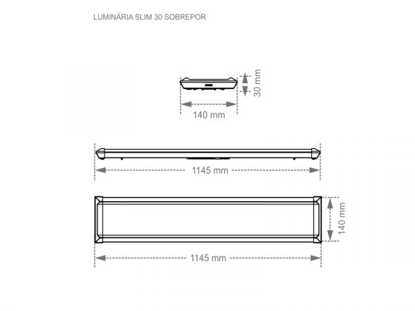 LUZ LED TL SLIM PRO 30 SUPERPOSICIÓN AUTOVOLT 6500K BLANCO - Imagen 6