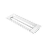 TA 50 CANAL EMPOTRADO 2X18/20W T8 PARA REVESTIMIENTO MODULAR SIN REFLECTOR BLANCO
