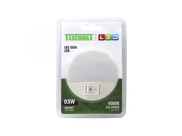 LUZ GUIA LED TASCHIBRA 0.5W AUTOVOLT 4000K - Imagen 5