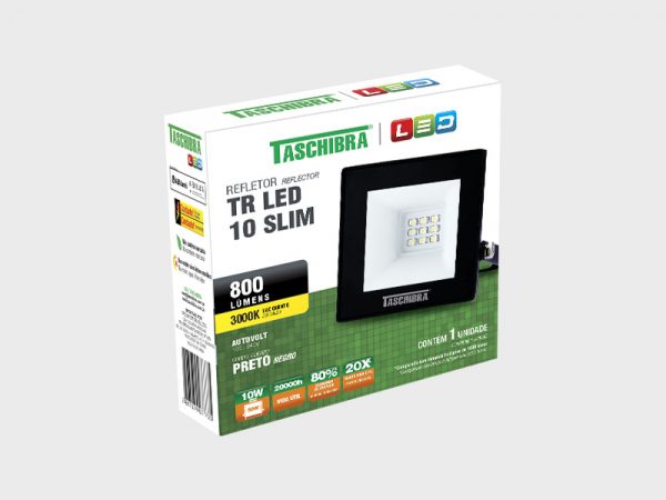 REFLECTOR LED TR 10W SLIM 3000K NEGRO - Imagen 4
