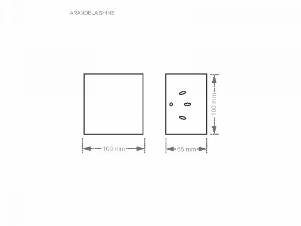 ARANDELA TASCHIBRA SHINE 1XG9 NEGRO MATE - Imagen 6