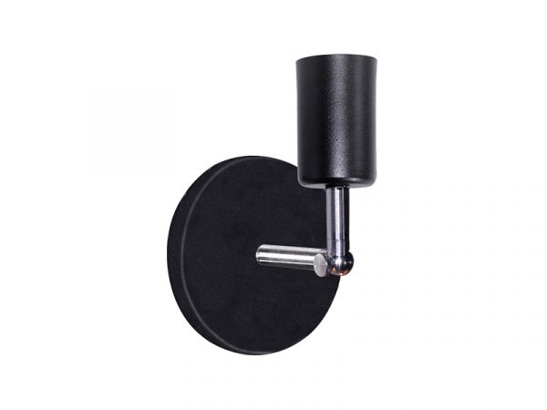 ARANDELA TASCHIBRA PUNTERO 1XE27 NEGRO MATE