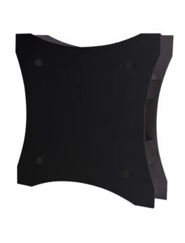 ARANDELA TASCHIBRA ARENA LED 10W 2700K NEGRO MATE