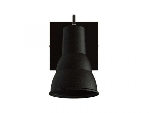 ARANDELA TASCHIBRA HOL 1XE27 NEGRO MATE
