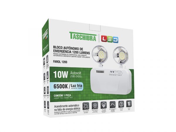 FARO AUTÓNOMO DE EMERGENCIA LED BLOQUE 1200 LÚMENES - Imagen 4