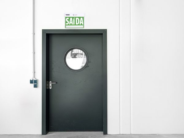 PLACA LETRAS SALIDA LED 230X185MM DOBLE CARA VERDE - Imagen 4