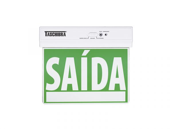 PLACA SELECTOR SALIDA LED 255X210MM DOBLE CARA VERDE