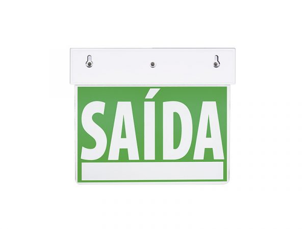 PLACA SELECTOR SALIDA LED 255X210MM DOBLE CARA VERDE - Imagen 2