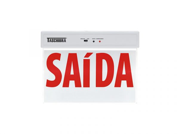PLACA LETRAS SALIDA LED 230X185MM DOBLE CARA ROJA