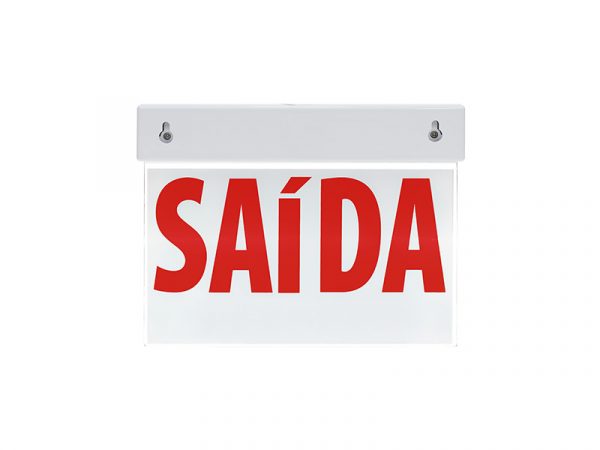 PLACA LETRAS SALIDA LED 230X185MM DOBLE CARA ROJA - Imagen 2